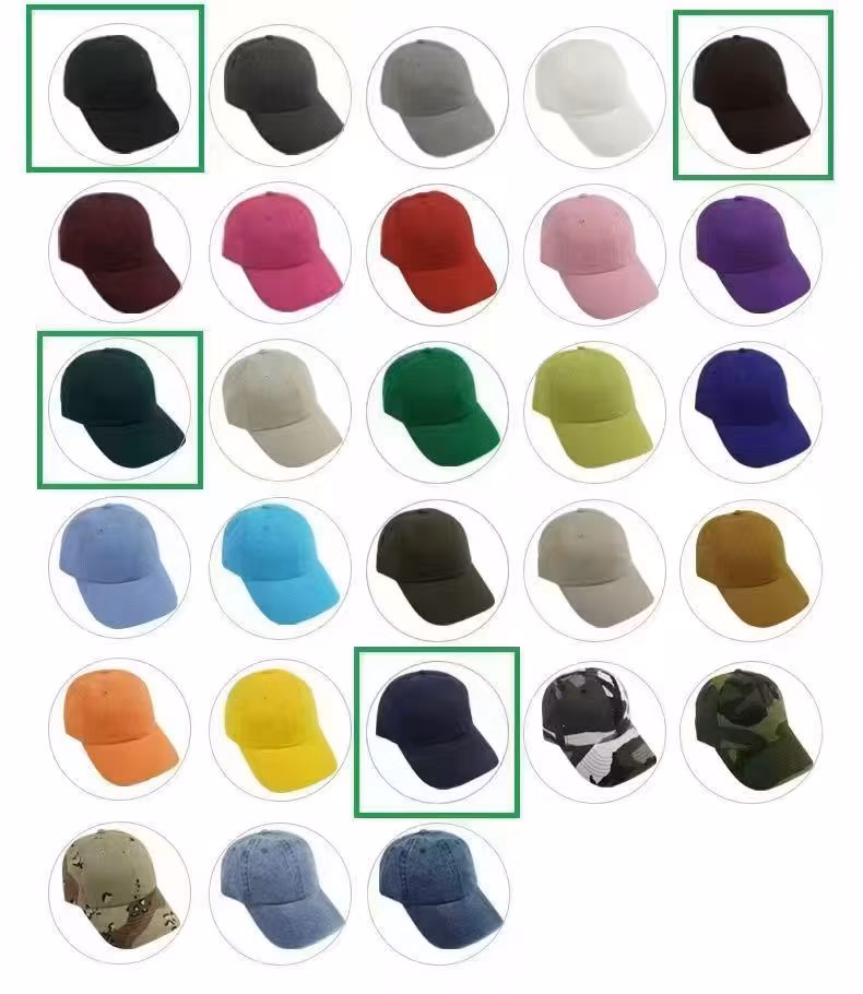 Bulk warehouse display presenting multiple commercial colorways including faded black, navy, olive green, and washed khaki